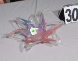art glass starfish design
