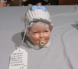 baby boy head tobacco humidor