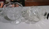 heavy glass crystal bowls