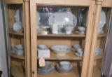 Belcres Germany Rosemont platinum trim china 49 piece set