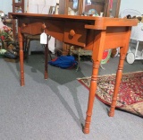 pine console table desk 41