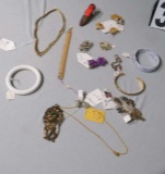 assorted costume jewelry