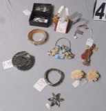 assorted costume jewelry