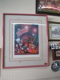 framed Disney poster 40 x 34