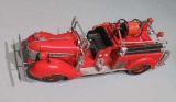 model tin fire truck