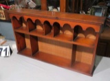 wood small display rack