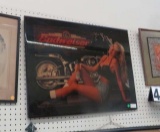 Budweiser lacquered sign 28