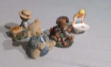 group of 4  ;porcelain figures