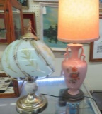 ceramic table lamp and touch me lamp