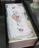 drawer of table linens