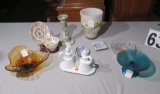 mixed glassware including some Wedgewood