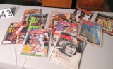 collection of 12 old sports illustrated magazines