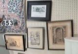 vintage framed pictures