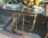 glass top modern style table