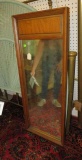 Wood framed mirror