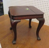 Mahogany foot stool