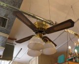 ceiling mount fan with 3 lights