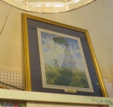 Framed print, Lady with carousel, 31