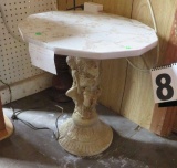 Ceramic lamp table