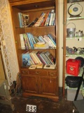 Book case-Hutch combination with glass shelves 32
