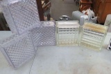 glass and plastic blocks (group of 5)