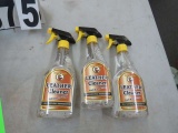 spray bottles of Howard leather cleaner