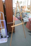 wood easel