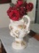 Grecian urn with silk roses