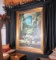 venetian framed picture of grape arbor 45:w x 57
