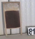 old metal washboard