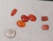 Carnelian Orange/red Oval, emerald cut Cabochon Assorted sizes