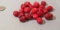 group of 21 plus drilled pieces red Coral mixed sizes