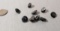 Cubic zirconia Black Oval 10mm x 12mm