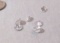 Cubic zirconia Clear Round faceted Assorted sizes