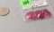 Cubic zirconia Ruby red Oval 10mm x 12mm