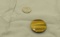 Agate, Drilled Brown/yellow Round