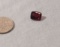 Garnet Rhodolite Emerald cut Faceted 11mm x 7mm