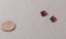 Garnet Rhodolite Emerald cut Faceted 8mm x 6mm