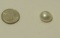Pearl Silver/grey Moby  Round 12.5mm