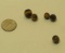 Tiger eye Round bead 1 fluted 9.70mm-4.00mm