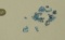 pack of 25 synthetic blue Swiss topaz Assorted shapes Assorted sizes