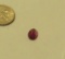 Tourmaline Red-purple Oval Faceted
