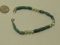 Turquoise, Green Pearls Greenish Tube Bracelet 7 ½”