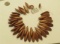 Rosewood  Light brown Teardrop 9” strand