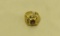 Masonic ring gold filled with synthetic ruby size 8 1/2