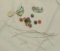 designer earring kit includes wire, beads, abolone