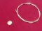 coil of .925 silver wire weight 19.5 grams