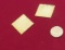 14k plumb soldering sheets cadmium free easy package of (2) sheets  total weight 3.12 grams
