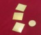 14k plumb soldering sheets cadmium free hard package of (3) sheets  total weight 4.6 grams
