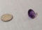 Amethyst Round Checker board 8.9mm
